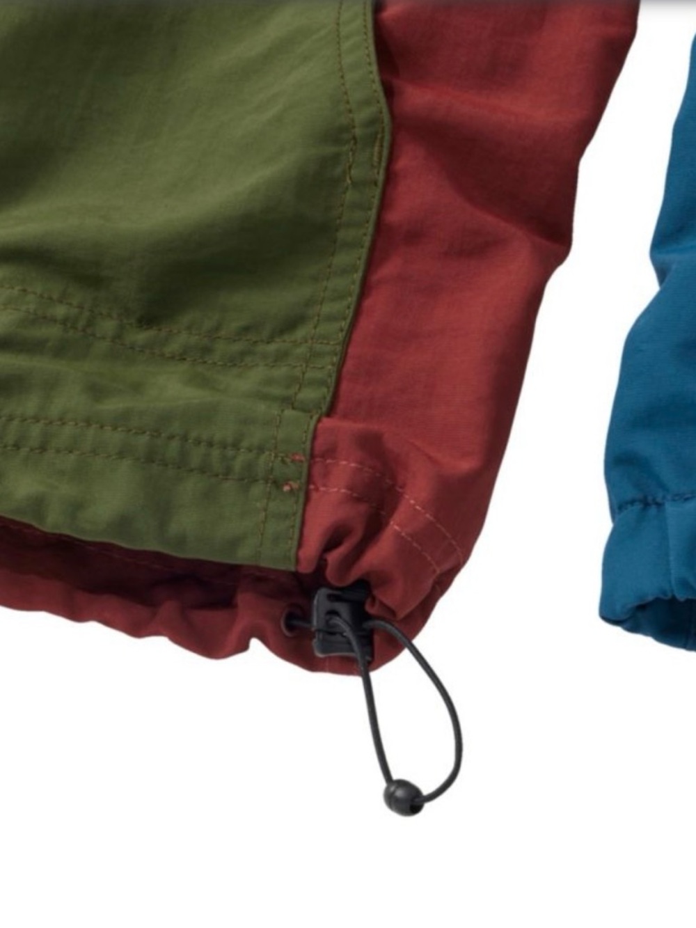 L.L. Bean Women’s Mountain Classic Color Block Hooded Anorak Jacket Size Large - Picture 5 of 13